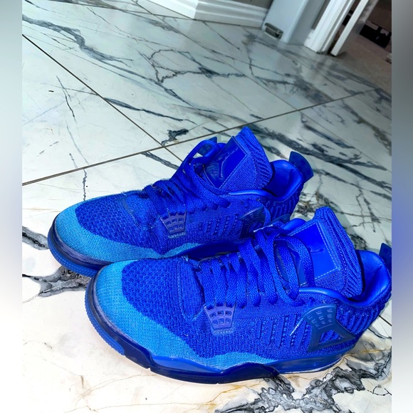 Jordan 4 retro flynit’ hyper royal’ main image 4
